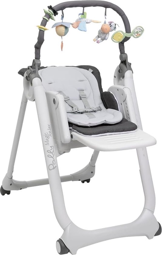 Chicco - Polly Magic Relax - Kinderstoel - Grey Melange van Chicco