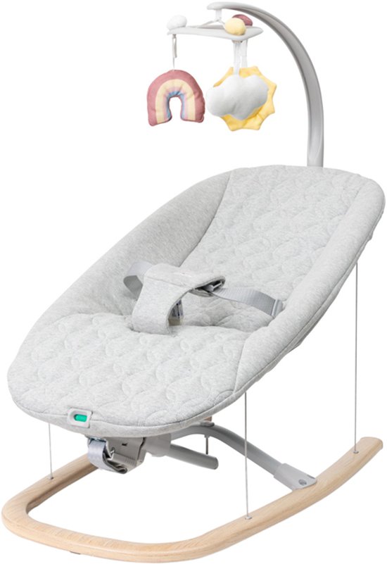 Chicco - Relax Zen Wave Wipstoeltje - Wooden Grey van Merkloos