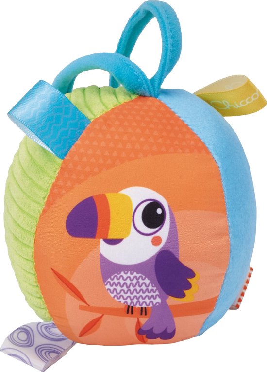 Chicco Sensory Dieren Speelbal/Buggyspeeltje 11565000000 van Merkloos