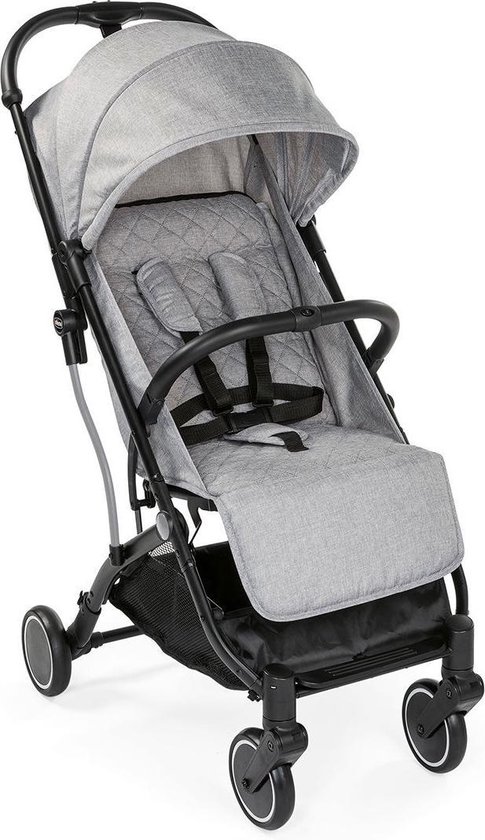 Chicco Trolley Me Light Grey - Wandelwagen met trolley functie van Chicco