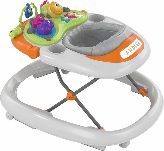 Chicco WALKY TALKY LOOPSTOEL - GRIJS/ORANGE van Chicco