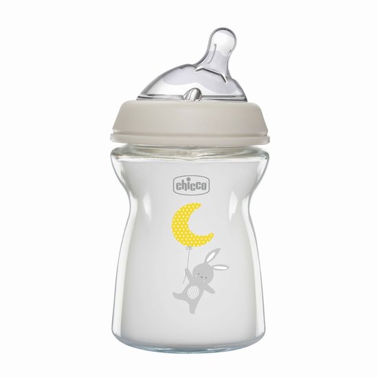 Chicco Zuigfles NaturalFeeling – Glas – 0m+ – 250 ml Trage melkstroom