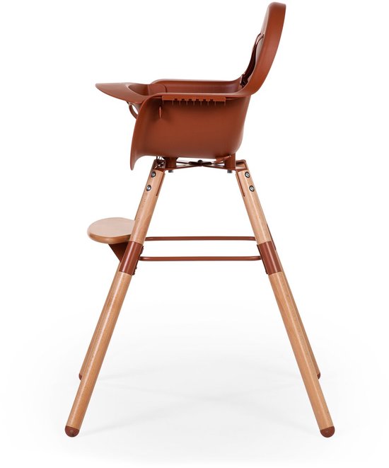 Childhome Evolu Kinderstoel - Verstelbaar in hoogte - Roest - 6m tot 6j - 56 x 56 x 92 cm van Childhome