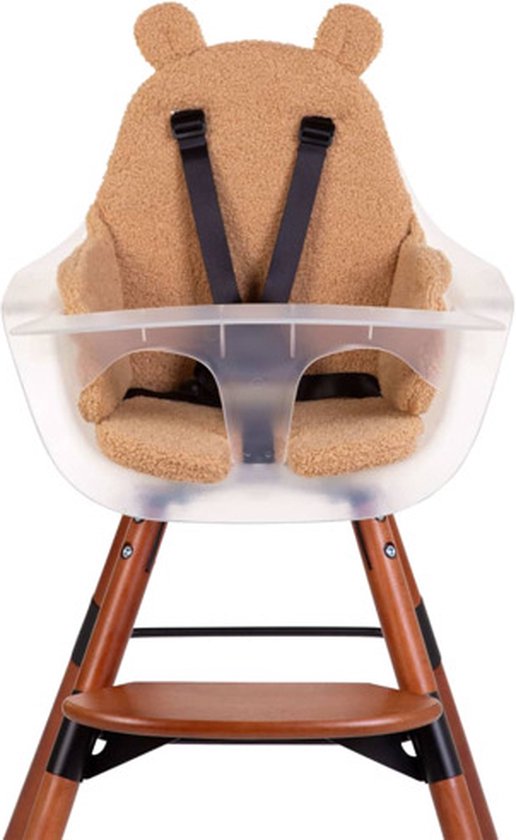 Childhome Evolu Stoelverkleiner - Stoelverhoger voor kinderen - Kussen voor kinderstoel - Teddy Bruin - 58 x 65 x 2.5 cm van Childhome
