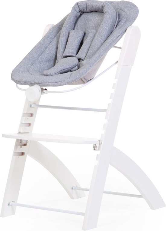 Childhome Evosit - Newborn zitje - Jersey - Wit van Childhome