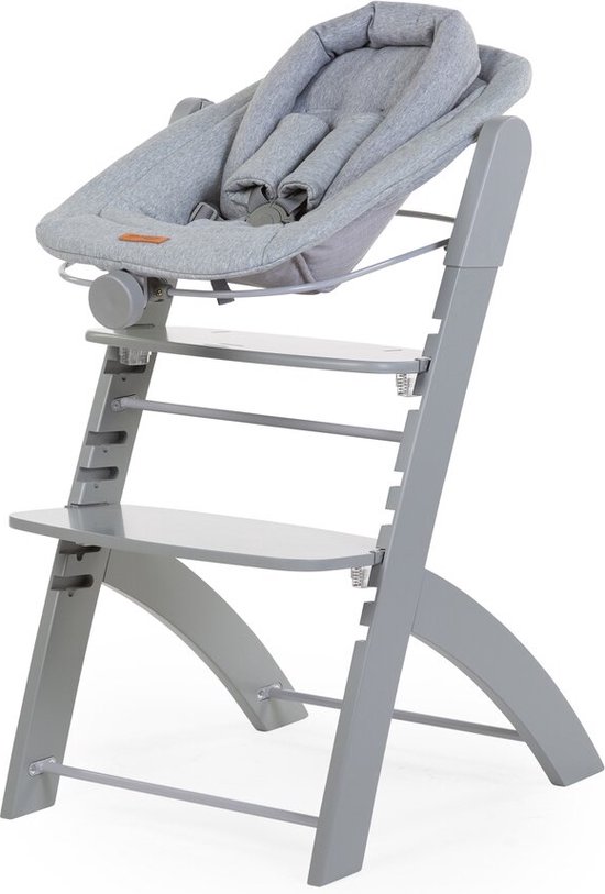 Childhome Evosit - Newborn zitje voor kinderstoel - Jersey Grijs van Childhome