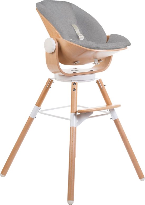 Childhome - Kussen voor Evolu Newborn - Comfortkussen - Grijs Jersey - Extra Steun & Comfort