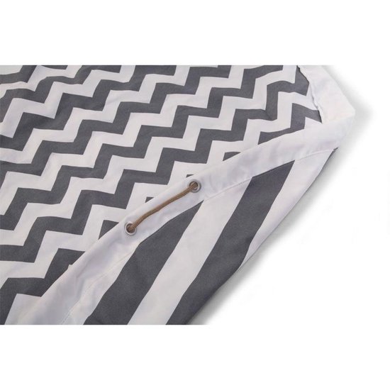 CHILDHOME - PLAYMAT/TOYBAG TIPI STRIPES/ZIGZAG van Childhome
