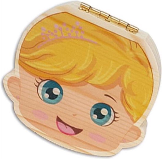 CHPN - Tandendoosje - Tanden doosje - Meisjes - Girls - Kraamcadeau - Tandenbakje - Tanden bewaren - Melktandjes - Tooth box van CHPN
