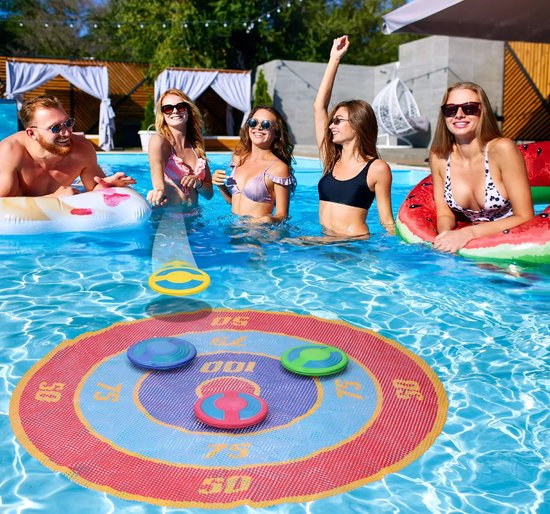 CHPN - Waterspel - Spel voor in het zwembad - Waterspeelgoed - Drijvend Doelspel - Zwemmen - Cadeau - Buitenspeelgoed van CHPN