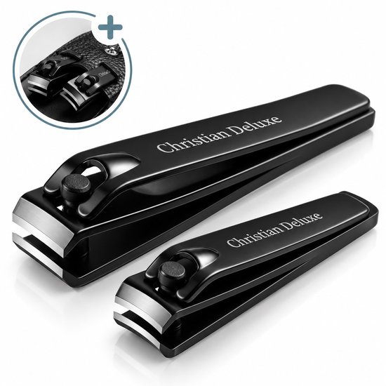 Christian Deluxe® Combo Nagelknipper Set met Nagelvijl – Nagelknipper - Teennagelknipper - Pedicureset - Manicure set - Pedicure
