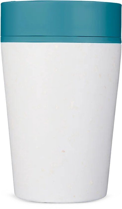 Circular & Co - Travel Mug - Koffiebeker To Go - Coffee To Go Beker - 227 ml - Chalk - Aquamarine Green - 8oz – Duurzaam van Circular & Co