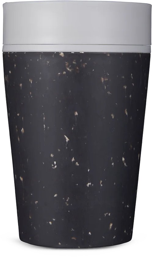 Circular & Co - Travel Mug - Koffiebeker To Go - Coffee To Go Beker - 227 ml - Grey - Pebble White - 8oz – Duurzaam van Circular & Co