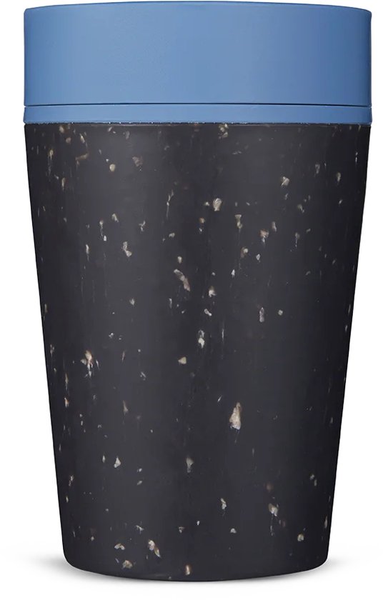 Circular & Co - Travel Mug - Koffiebeker To Go - Coffee To Go Beker - 227 ml - Grey - Rockpool Blue - 8oz – Duurzaam van Circular & Co