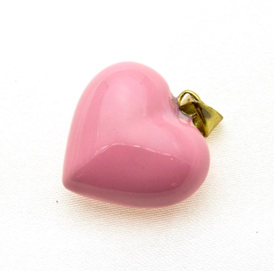 Clariz zwangerschapsbel Roze Hart - zwangerschapsketting - zwangerschapsbelletje - bola