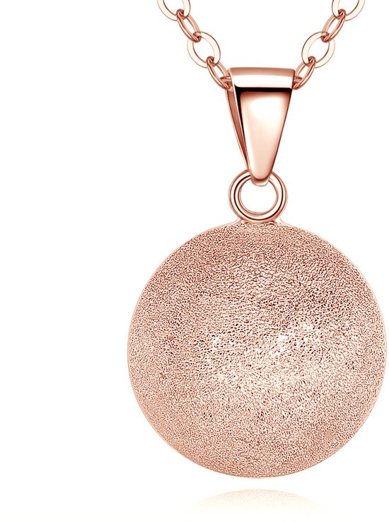 Clariz zwangerschapsbel rozegoud met reliëf van Clara de Clerck