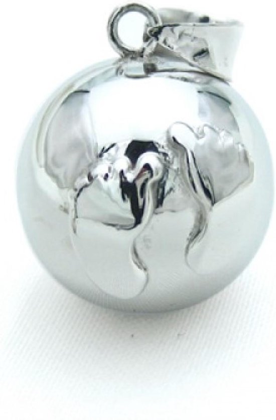 Clariz zwangerschapsbel verzilverd met voetjes van CLA