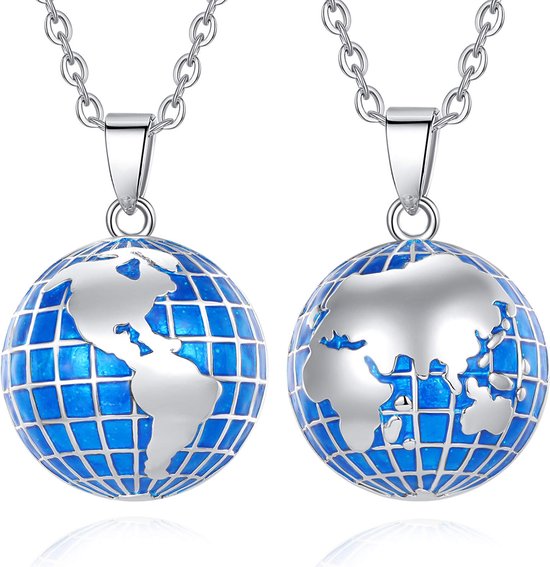 Clariz zwangerschapsbel Wereldbol - zwangerschapsketting - zwangerschapsbelletje - bola van CLA