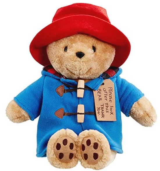 Classic Cuddly Paddington Bear Soft Toy van Merkloos