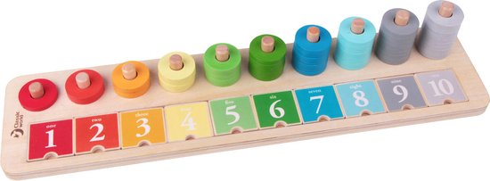 Classic World - Stapelteller - Blokken - Hout - 66-delig van Classic World
