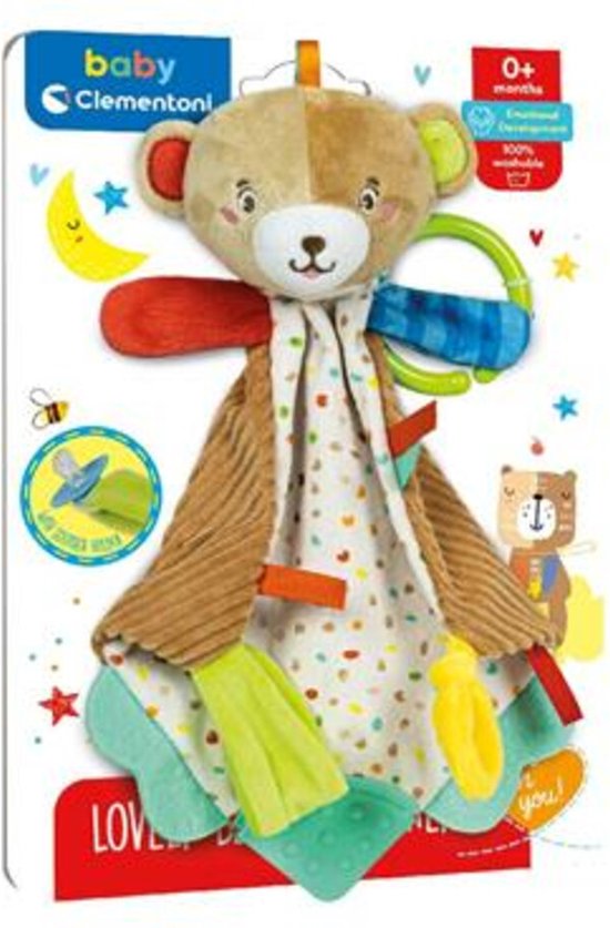 Clementoni Baby Lovely Zachte Rammelaar Bear van Clementoni
