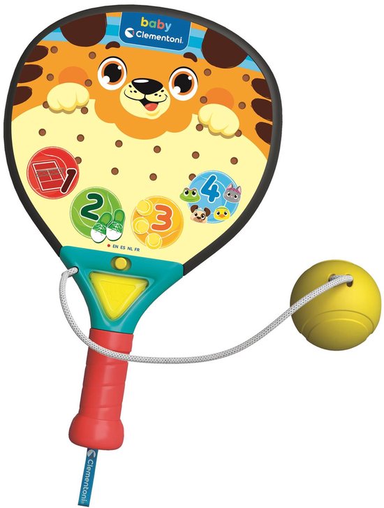 Clementoni - Baby Padelracket - Elektronisch activiteitencentrum - vanaf 1 jaar van Clementoni