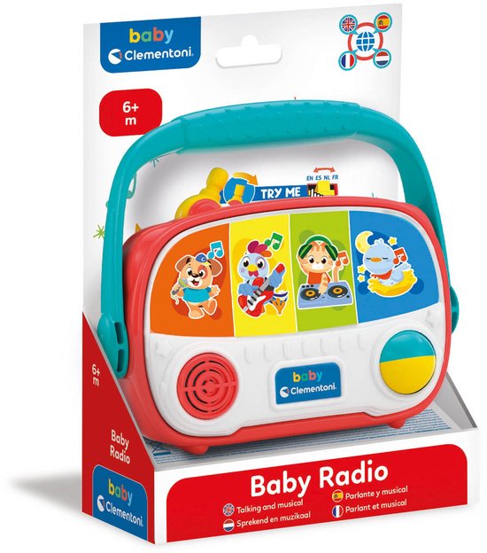Clementoni Baby - Radio - Met spraak en muziek - vanaf 6 maanden
