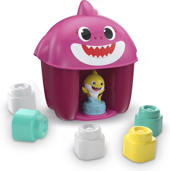 Clementoni - Baby Shark Bucket Figuur emmer - Blokken van Clementoni