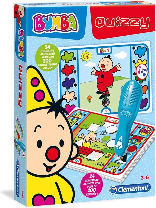 Clementoni - Bumba Quizzy - Educatief Spel - Met Wonderpen - Leer over Vormen, Kleuren, Cijfers en Meer- 3-6 jaar van Clementoni