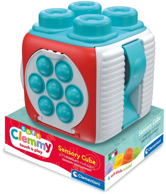 Clementoni - Clemmy Cube - Blokkenset - Educatief Speelgoed voor Baby's - 6-36 maanden van Merkloos