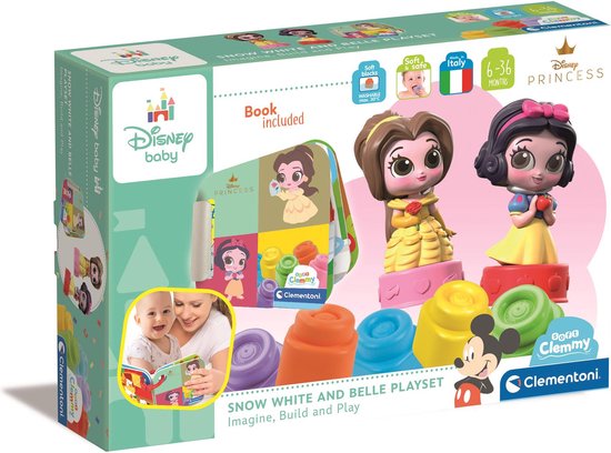 Clementoni - Clemmy Disney Princess Playset, 6-36 maanden, 17843 van Clementoni