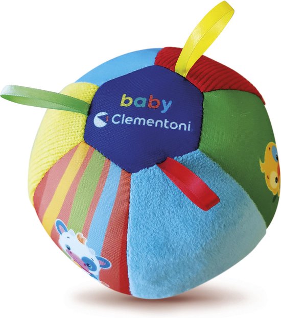 Clementoni - Dierenvrienden bal - Bal met dierengeluiden - Handvaardigheid - Vanaf 3 maanden van Clementoni
