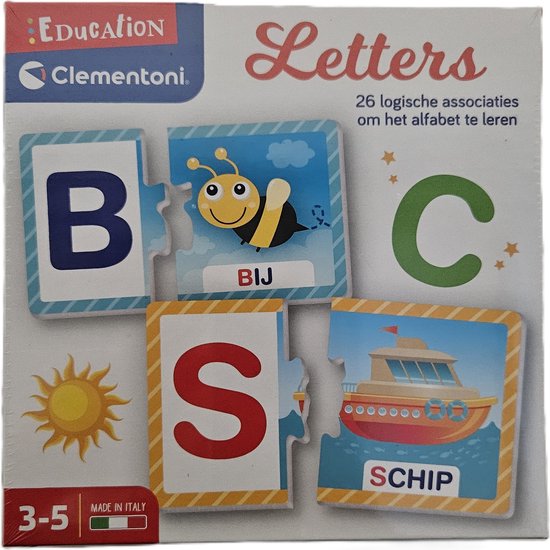clementoni educatie letters - letters - educatief - ontwikkeling - spel - kinderen van Clementoni