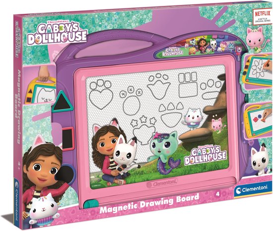 Clementoni Gabby’s Poppenhuis - Magnetisch Tekenbord - Het Creatieve Cadeautje - Vanaf 4 jaar van Clementoni