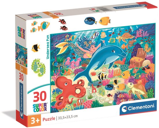 Clementoni - Kinderpuzzel - 30 Stukjes - Onderwater Avontuur - Puzzel vanaf 3 jaar van Merkloos