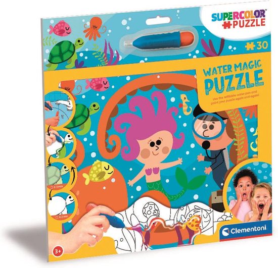 Clementoni Kinderpuzzels - Water Magic Noli - The Deep Sea, Puzzel 30 Stukjes, 3-5 jaar - 22709 van Clementoni