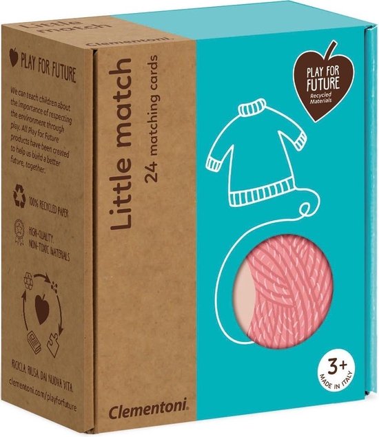 Clementoni Little Match Puzzel Voor En Na Junior 24-delig, puzzels kinderen van Clementoni