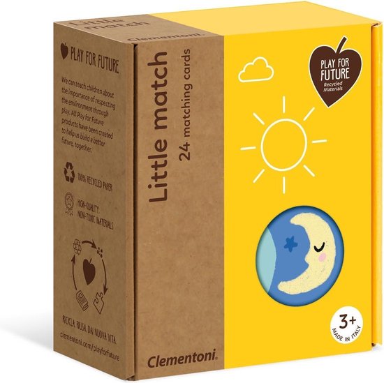 Clementoni Mini-puzzels Dag En Nacht 12 Stuks, puzzels kinderen van Clementoni