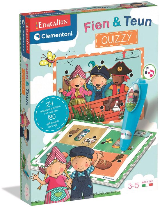 Clementoni - Quizzy - Fien en Teun - Educatief spel met elektronische pen - vanaf 3 jaar van Clementoni