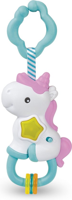 Clementoni Rammelaar baby Eenhoorn unicorn 22 CM van Clementoni