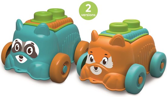 Clementoni Soft Clemmy - Emmer met Bouwset en Hondje - Zachte Stapelblokken - Speelgoed voor Baby’s vanaf 6 maanden van Clementoni