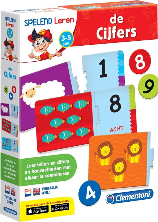 Clementoni - Spelend Leren - de Cijfers - Educatief spel van Clementoni