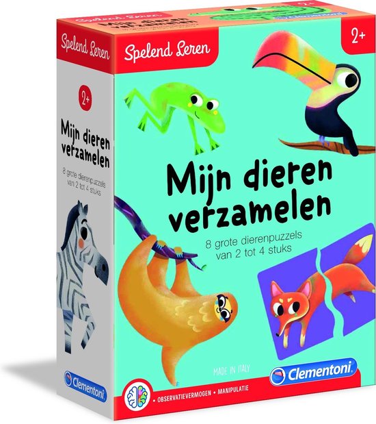 Clementoni Spelend Leren Mijn Dierenpuzzels Educatief spel van Clementoni
