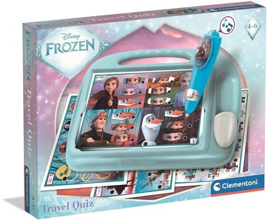 Clementoni - Travel Quiz - Disney Frozen - Educatief spel met elektronische pen - vanaf 3 jaar van Merkloos