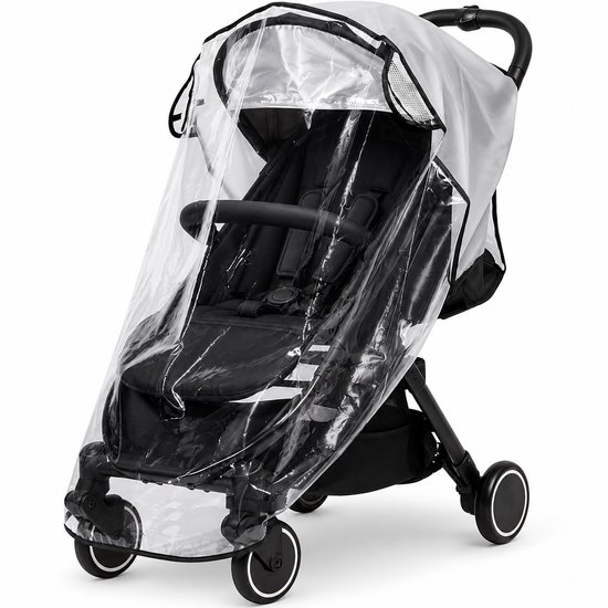 Clerby - Regenhoes Kinderwagen Universeel - Wandelwagen - Buggyhoes - Waterdicht - Transparant