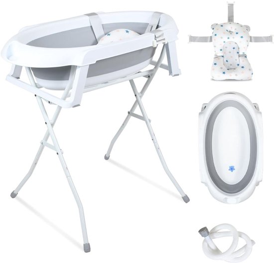 CLGP® Baby Badje met Standaard - Inklapbaar Bad - Zitbad - Bath Bucket van CLGP
