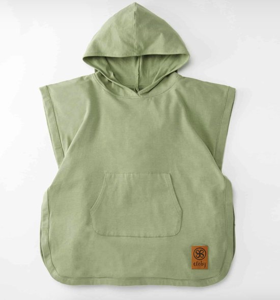 Cloby - Poncho - Olive - Green - Strand - 3 tot 5 jaar van Cloby