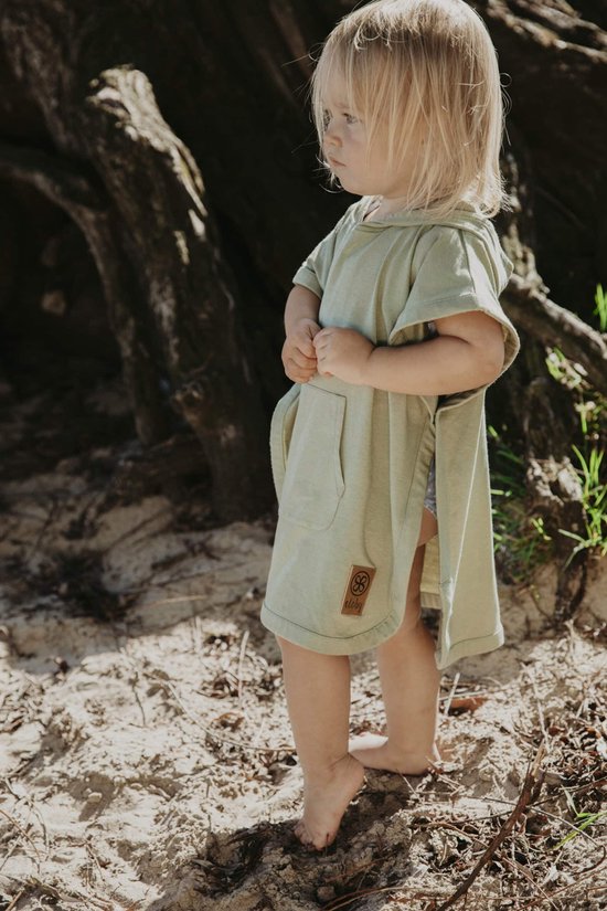 Cloby Poncho UV beschermend UPF 50+ Olive groen van Cloby