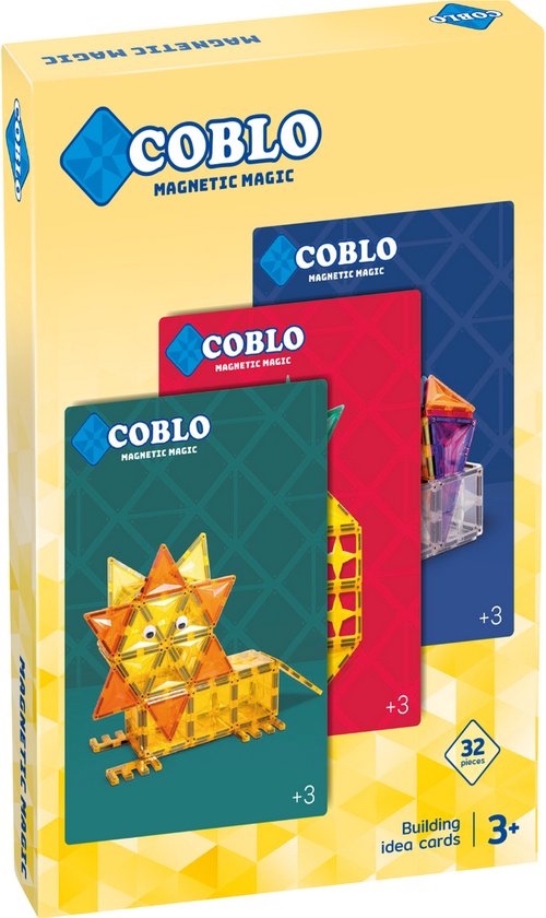 Coblo Bouwkaarten- Educatieve Opdrachten - Montessori speelgoed - STEM speelgoed - Cadeau kind - Speelgoed 3 jaar t/m 12 jaar van Coblo