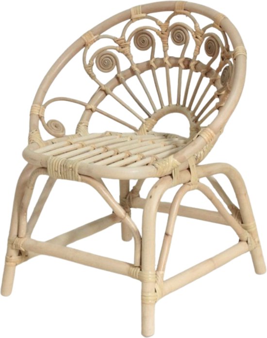 Cokos Nala Rotan Kinderstoel van Merkloos